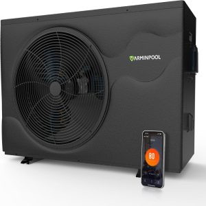65000BTU Inverter Pool Heat Pump for Inground Pools up to 20,000 Gals