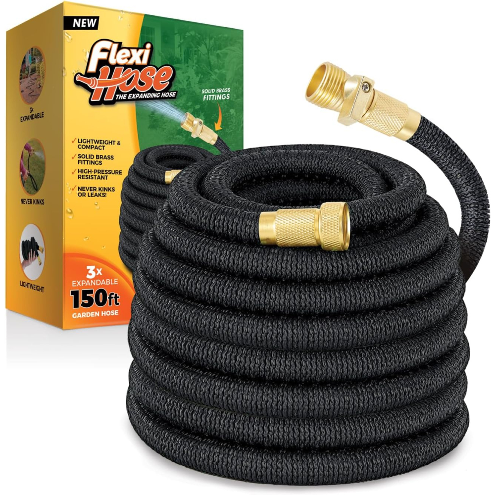 Flexi Hose Lightweight Expandable Garden Hose, 150FT
