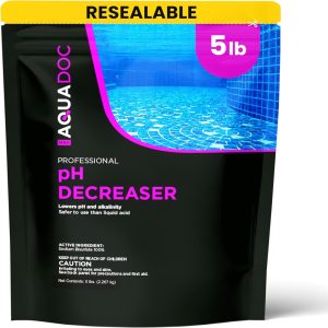 MAV AquaDoc pH Down for Pools - 5lb - Sodium Bisulfate pH Decreaser for Pool & Alkalinity Decreaser
