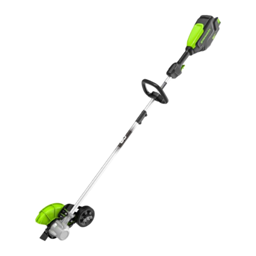 Greenworks 80V All-Terrain Brushless Edger, 8" Steel Blade, 2.25" Pro Depth & Tool-Free Adjust, 27cc Gas Power Equivalent, Battery and Charger Not Included