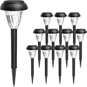 GIGALUMI 12 Pack Solar Lights