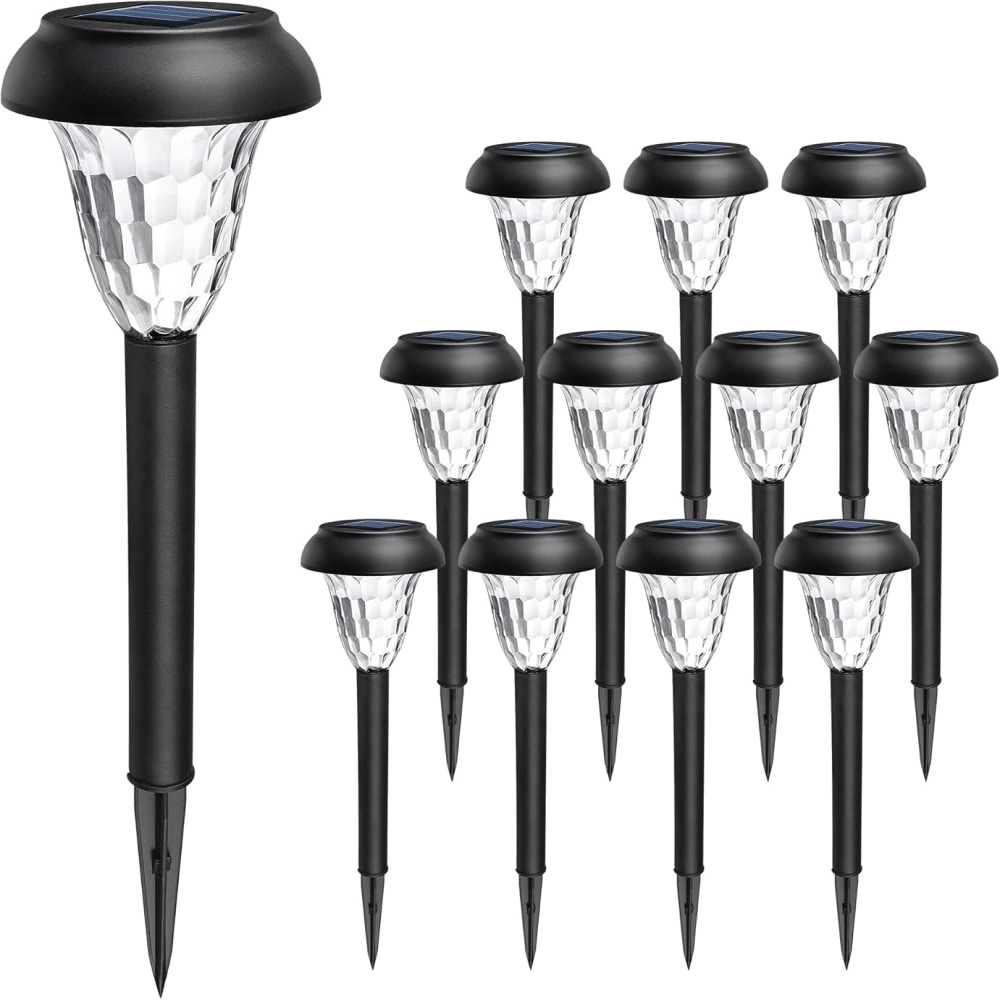 GIGALUMI 12 Pack Solar Lights