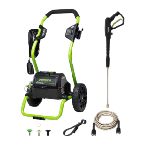 Greenworks 2000 PSI (1.1 GPM Max) Electric Power Washer