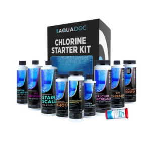 Hot Tub Chemicals Starter Kit - Chlorine Spa Starter Kit Chemicals for Hot Tub - Convenient Hot Tub Starter Kit & ph Control Kit - Effective Chlorine pH Balancer & Inflatable Hot Tub Chemical Kit