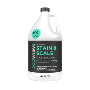 AquaDoc Pool & Spa Stain and Scale Control for Hot Tubs - 64oz - Pool Stain Remover that Helps Prevent & Remove Calcium, Iron, Copper & Rust Buildup