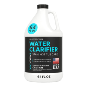 AquaDoc Spa Clarifier & Hot Tub Clarifier for Fast Acting Cloudy Water Treatment - 64oz - to Keep Your Spa Clear & Balanced