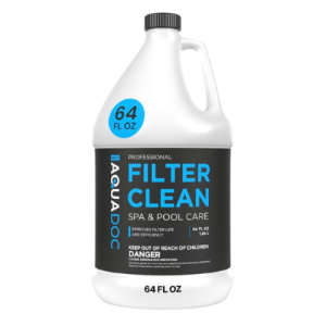 AquaDoc Spa & Hot Tub Filter Cleaner Soak - 64oz - Pool Filter Cleaner & Cartridge Cleaning Solution
