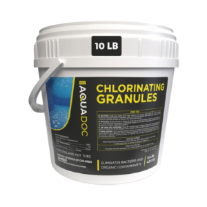 AquaDoc Hot Tub Chlorine Granules - 10 lb - Quick Dissolving Spa Chlorine for Hot Tub Sanitizer